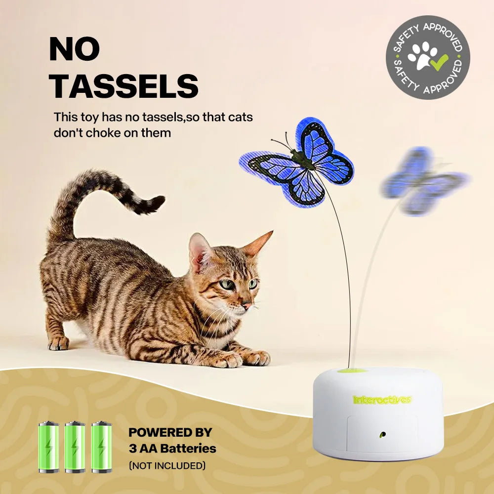 Kattenspeelgoed met automatische beweging – Speelt zelfstandig