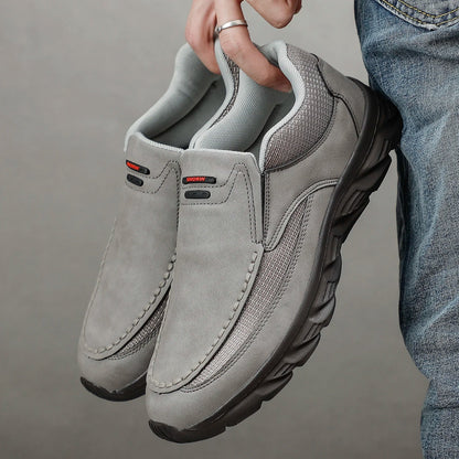 Zomerse heren schoenen van ademend canvas