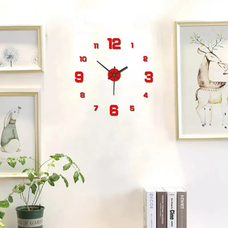 Decoratie woonkamer accessoires - Moderne XXL Wandklok voor een stijlvolle tijdbeleving