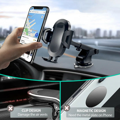 Auto telefoonhouder met universele pasvorm – Voor elk toestel