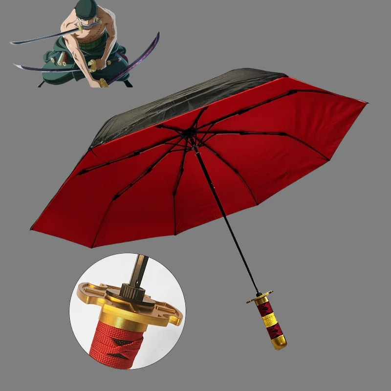 Stormproof paraplu met versterkte baleinen