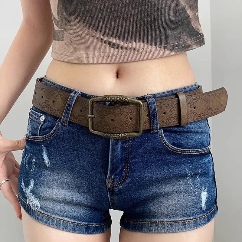 Riem in vegan leer met matte finish