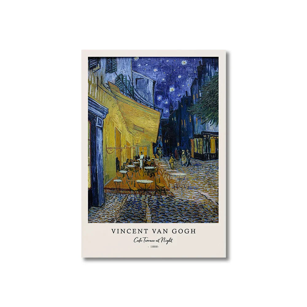Vintage posters met textiellook