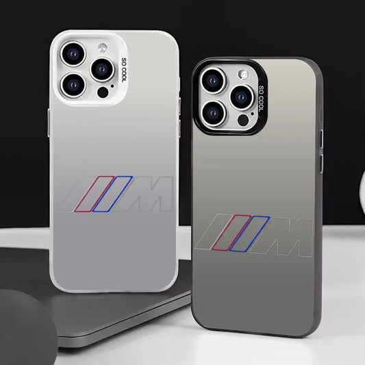 Metallic look telefoon hoesje iPhone 15