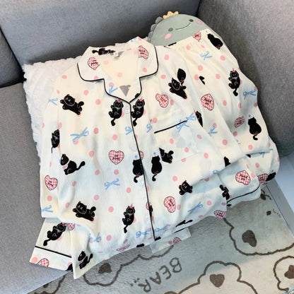 Dames pyjama winter met zachte binnenvoering