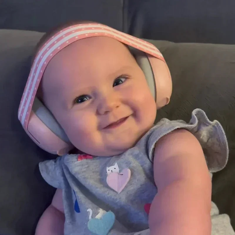 Koptelefoon voor baby's met verstelbare band – Groeit mee met je kind