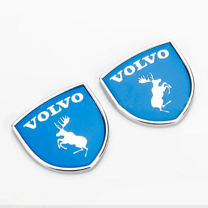 Auto stickers - Gele Volvo badges voor een unieke uitstraling