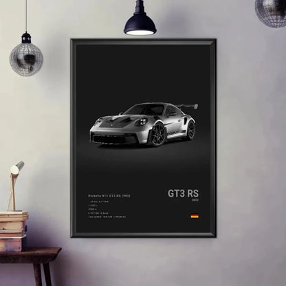 Grafische posters in zwart-wit stijl
