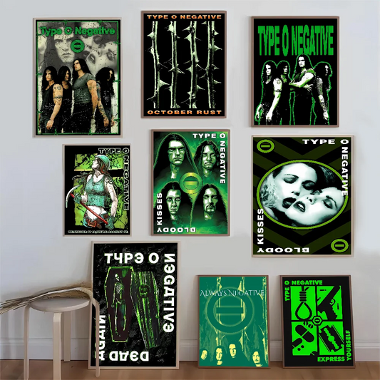 Zwart-wit portretposter