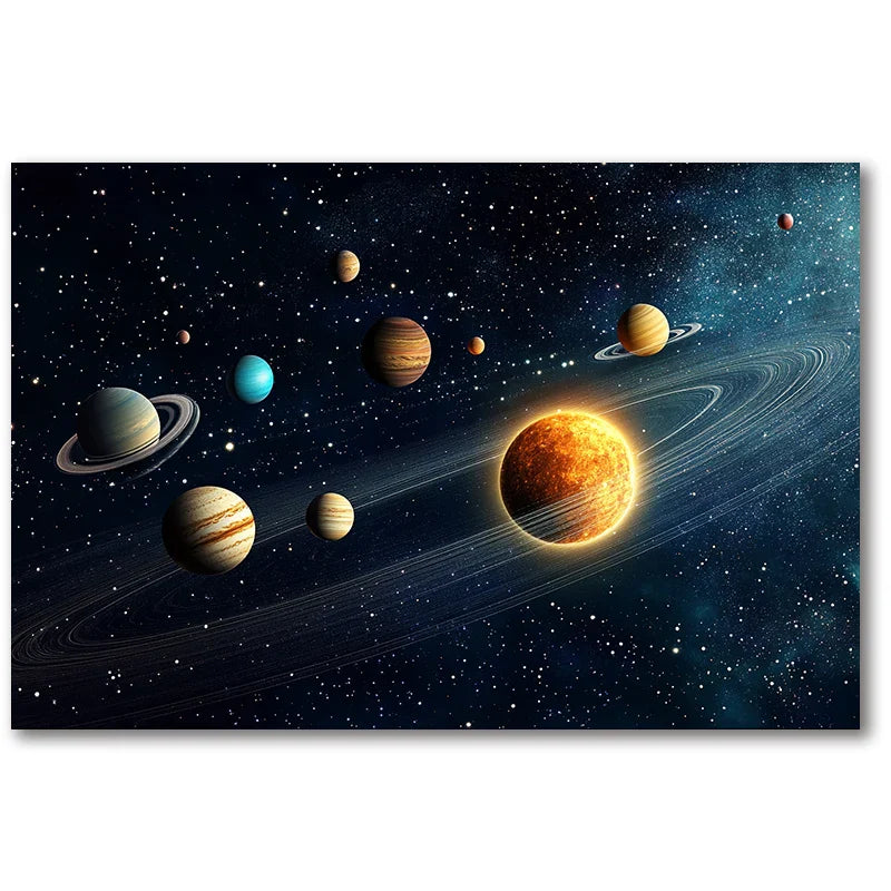 Poster met bospad of natuurpad