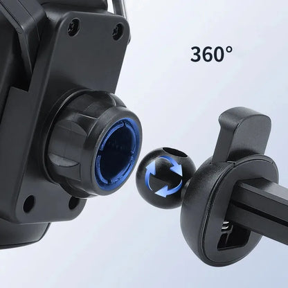 Smartphonehouder met ventilatieclip – Compact en netjes