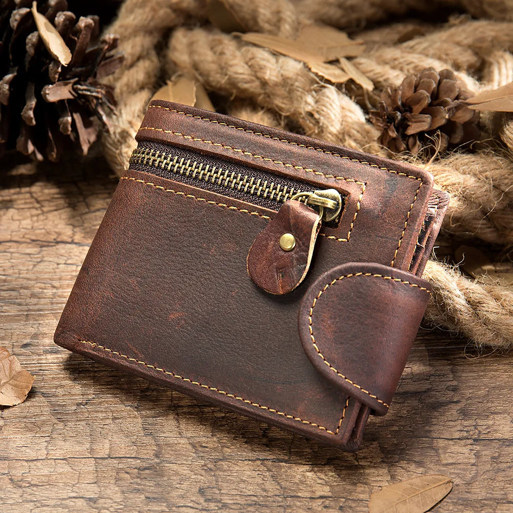 Portemonnee heren met gladde afwerking – Elegant en strak