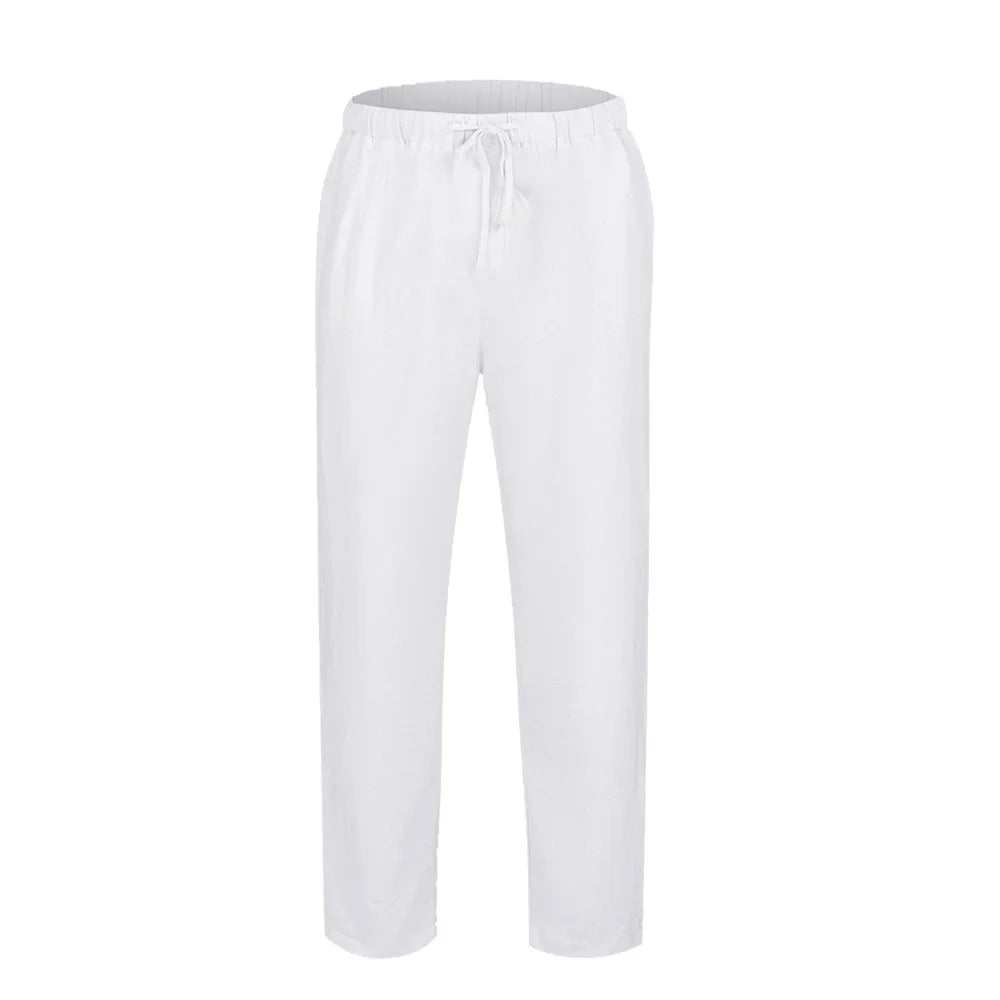 Linnen broek man met plooien – Voor een nette look