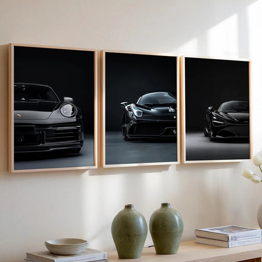 Decoratie woonkamer in zwart-wit – Modern contrast