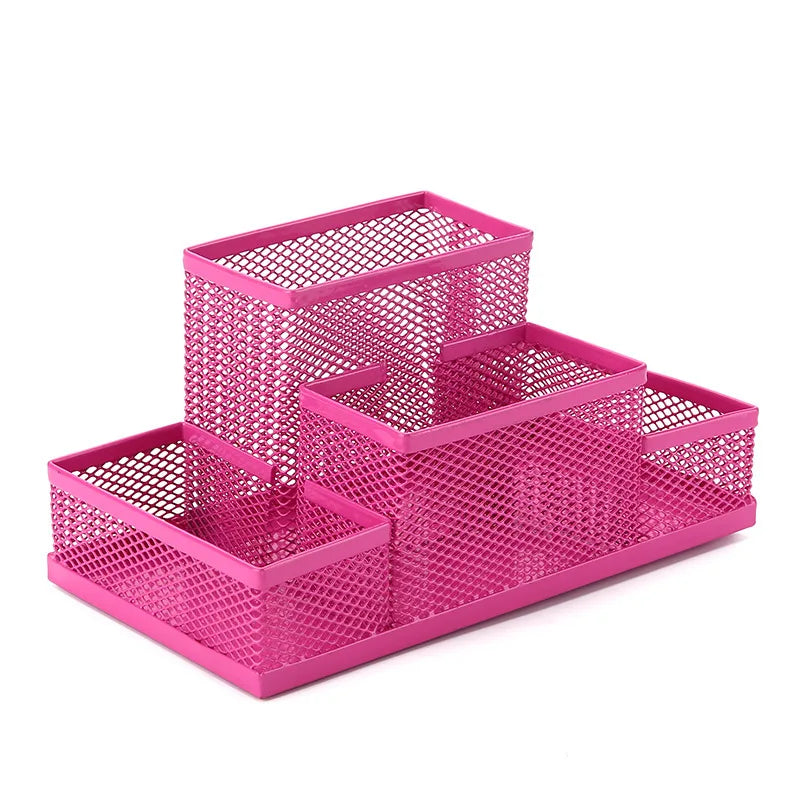 Klassieke desk organiser in houten afwerking