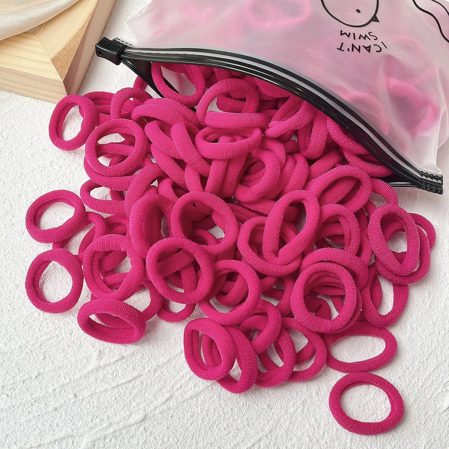 Set haaraccessoires met scrunchies en clips