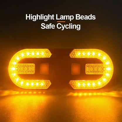 Fietslamp met lichtsensor en automatische activatie