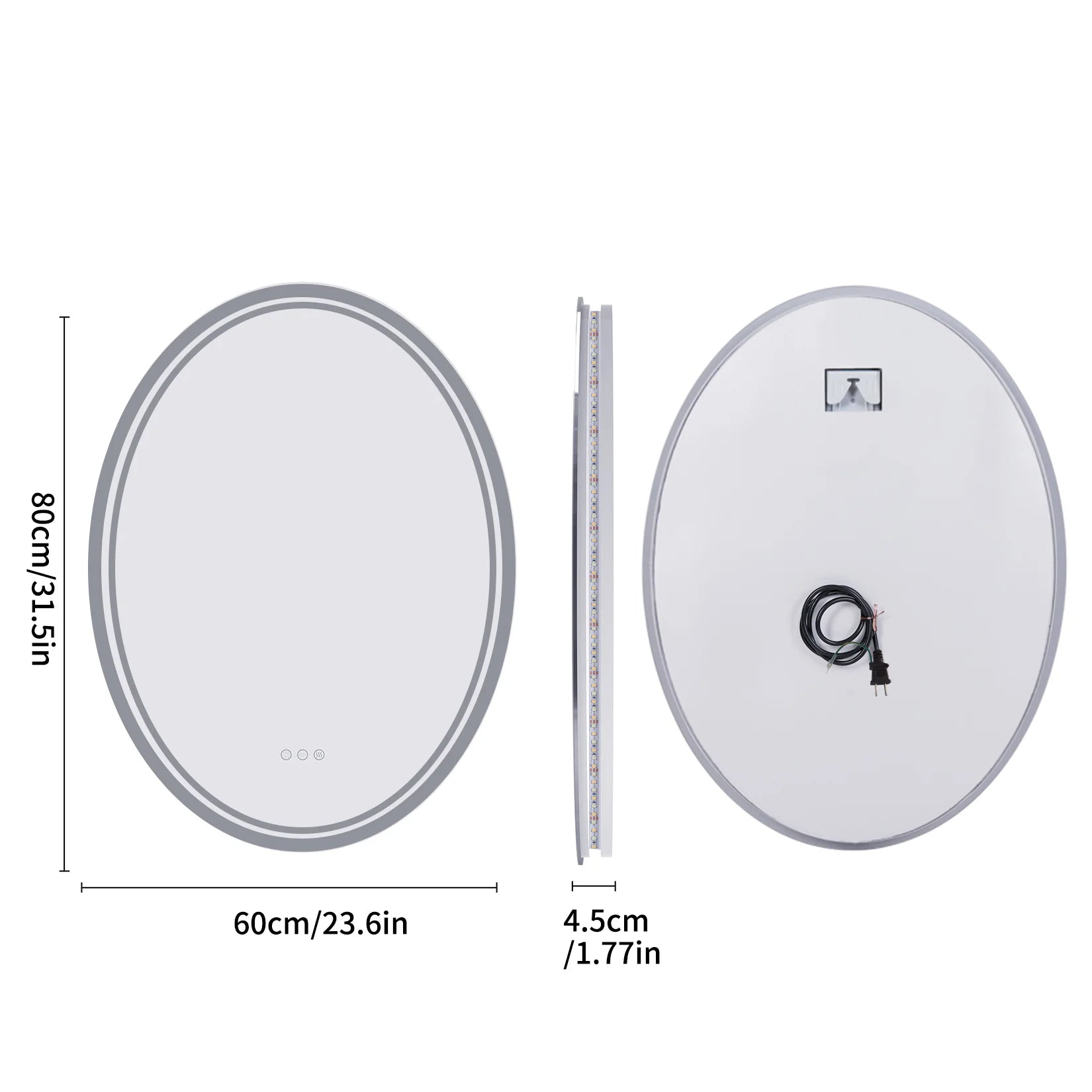 LED spiegel met indirecte verlichting – Rustgevend en elegant
