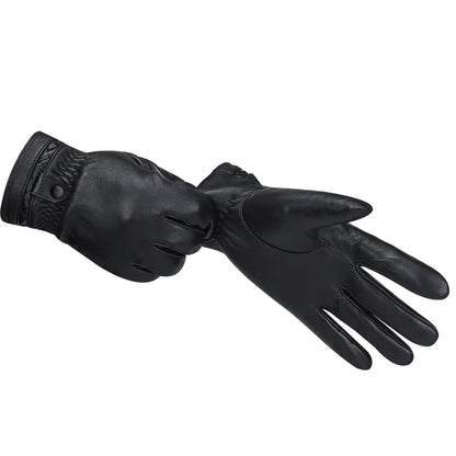 Winteraccessoires heren: leren handschoenen