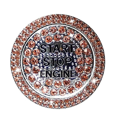 Auto stickers - Sparkling startknop stickers voor unieke uitstraling