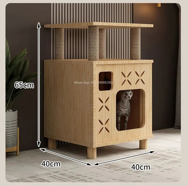 Kattenpaal met designframes – Past bij je meubels
