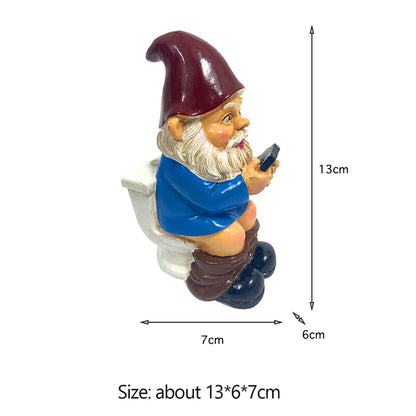Zittend konijn als paas tuindecoratie