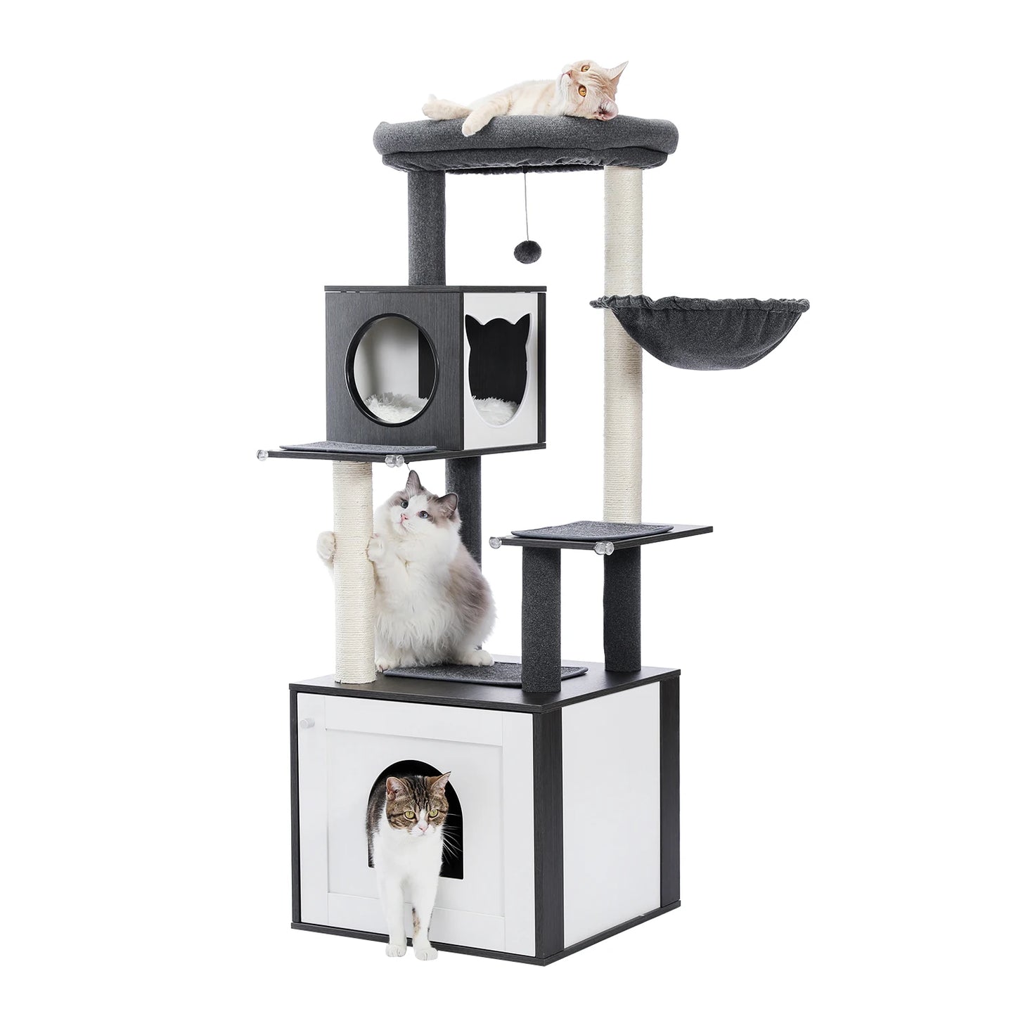 Minimalistisch kattenmeubel met krabfunctie – Stijlvol alternatief