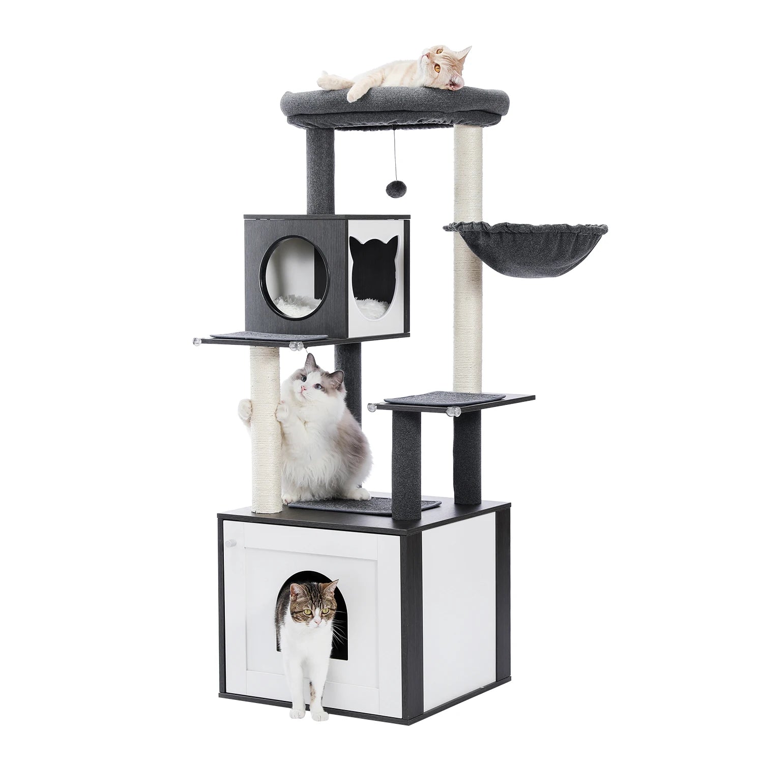 Minimalistisch kattenmeubel met krabfunctie – Stijlvol alternatief