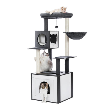 Minimalistisch kattenmeubel met krabfunctie – Stijlvol alternatief