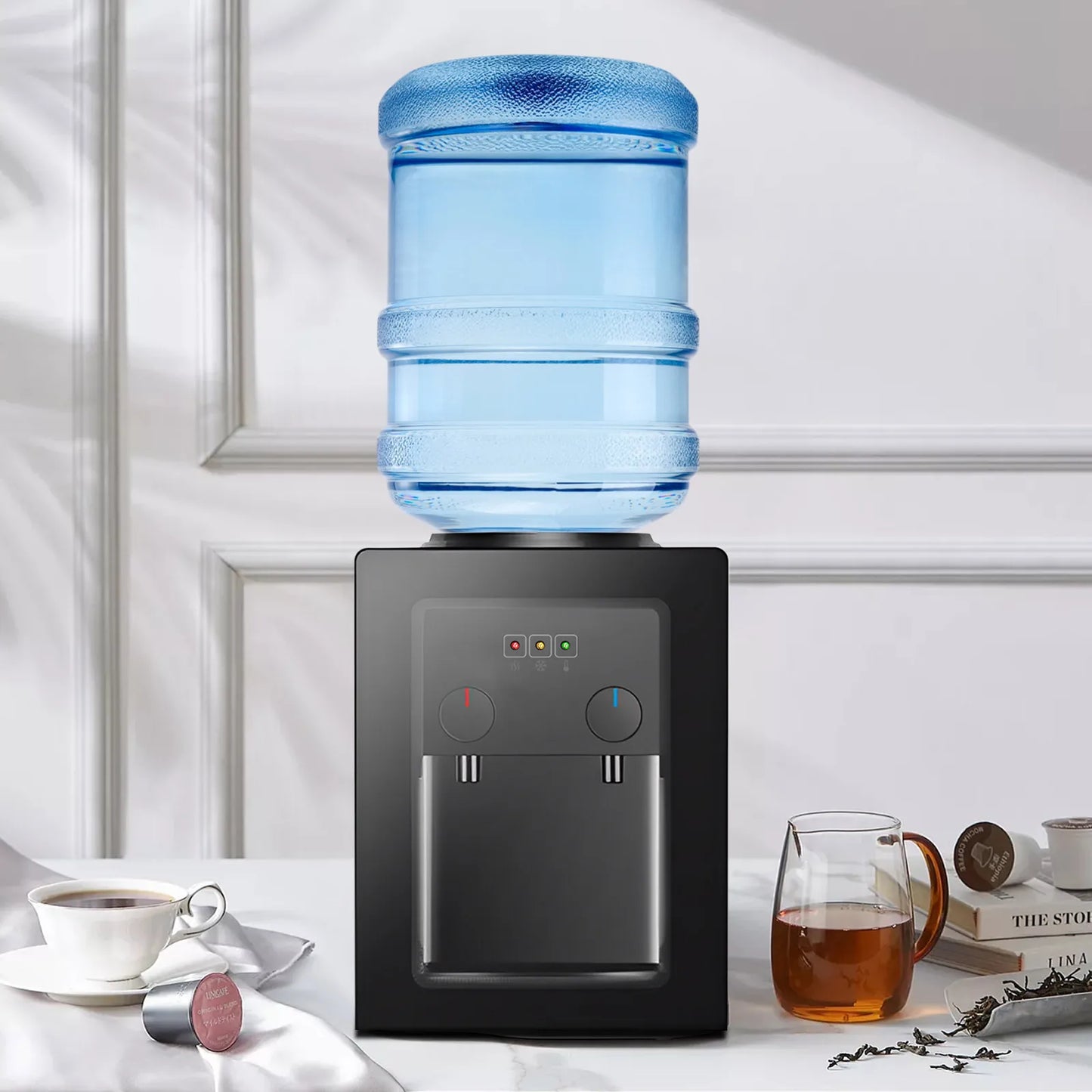 Drankdispenser met LED display – Temperatuur of naam zichtbaar