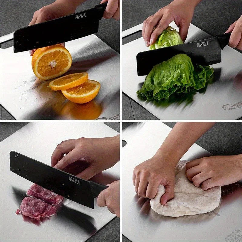 Snijplank met magnetisch mesrek