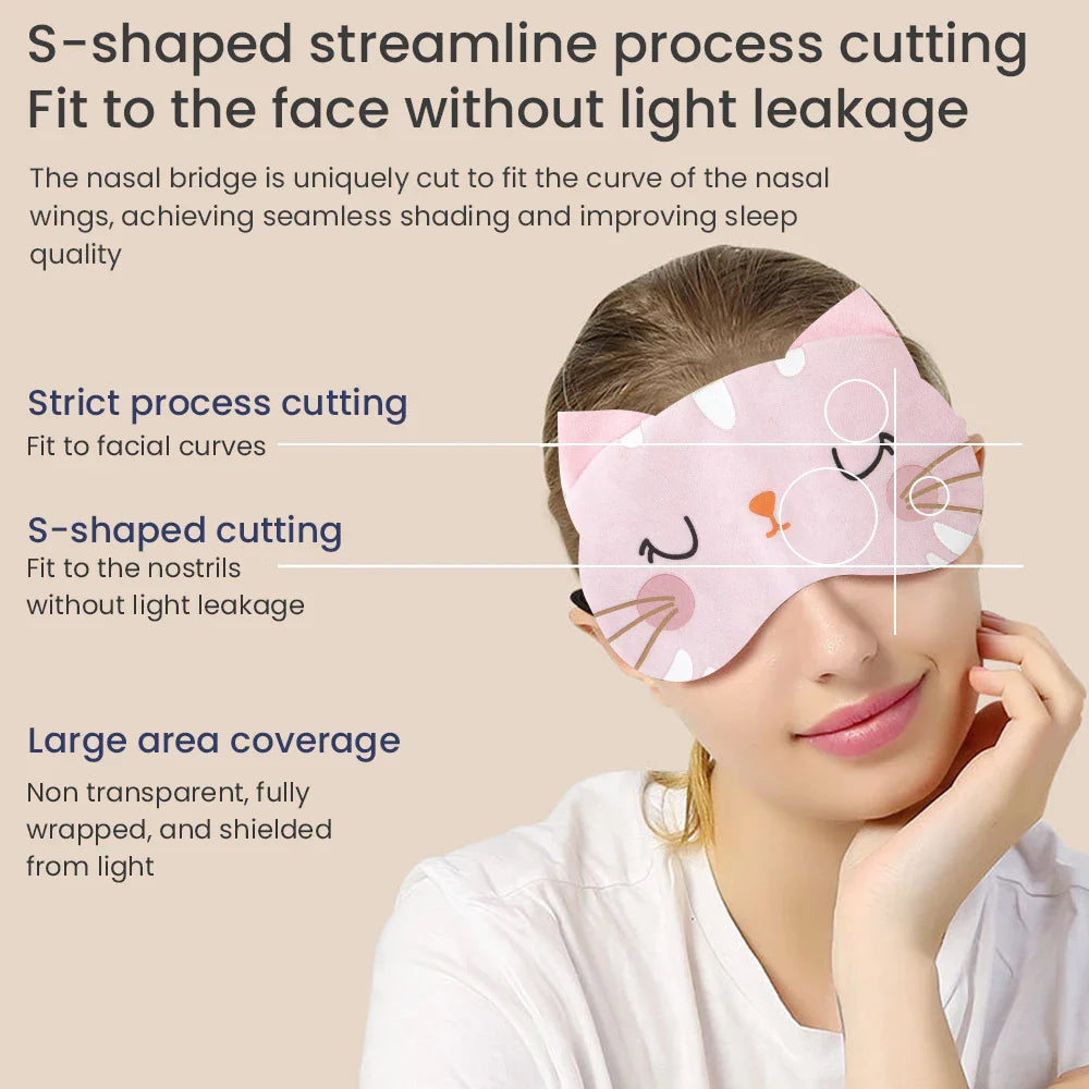 Slaapmasker met memory foam padding