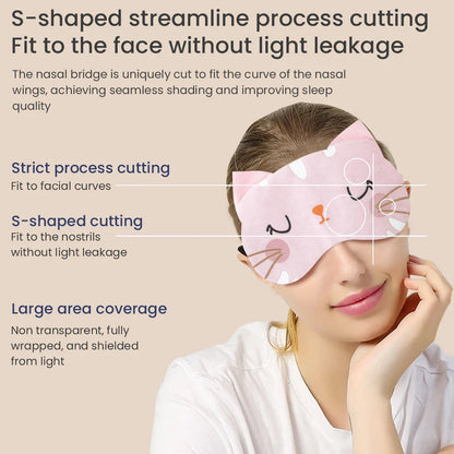 Slaapmasker met memory foam padding
