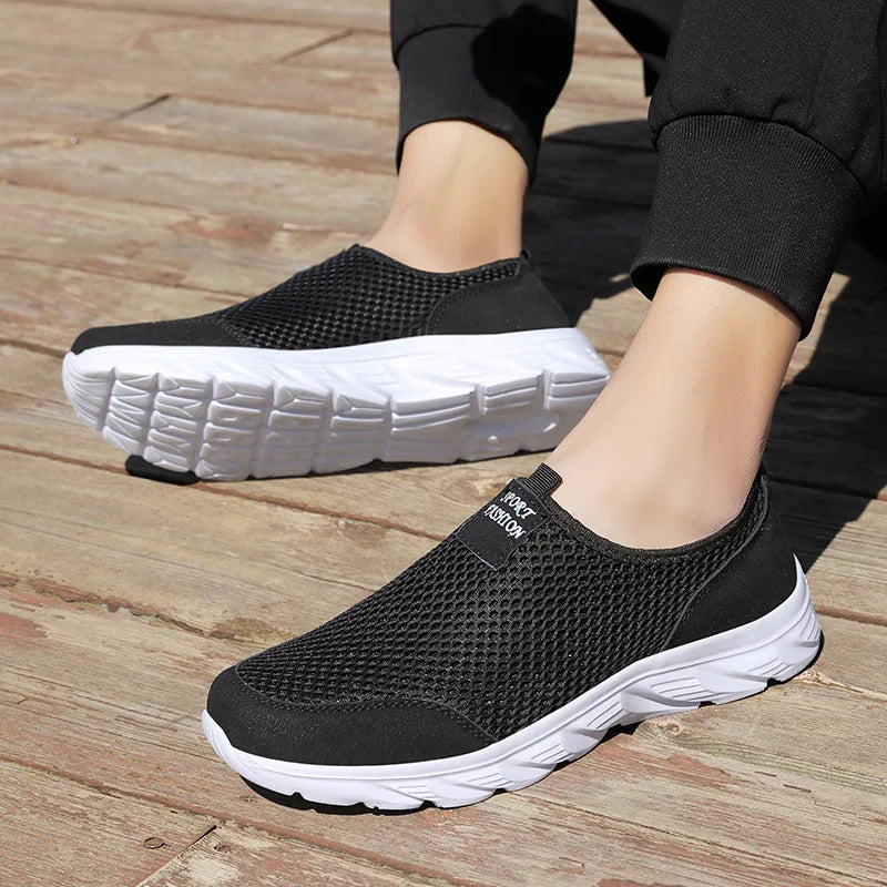 Zomerse schoenen heren met suède afwerking