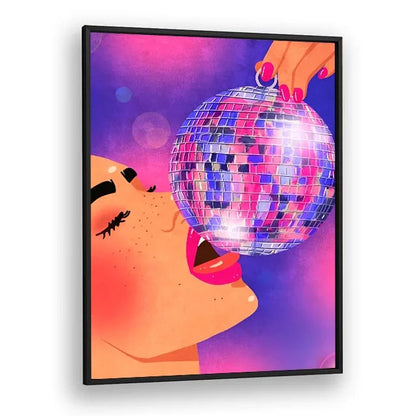 Abstracte poster met penseelstreken