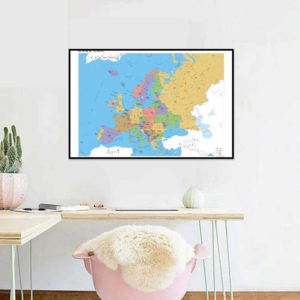 Wereldkaart voor tienerkamer – Stoer en leerzaam