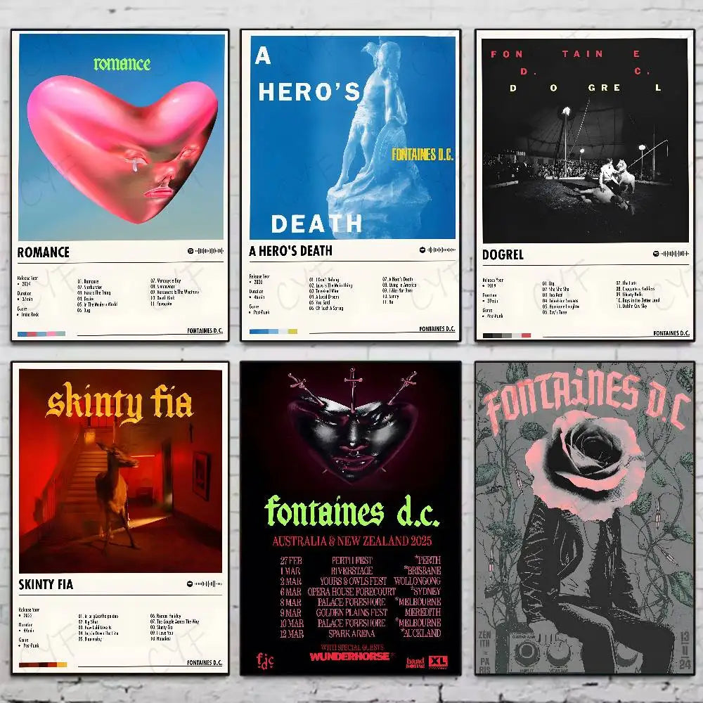 Grote posters met rustige uitstraling