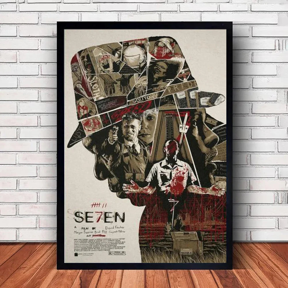 Posters met marmeren textuur en gouden accenten