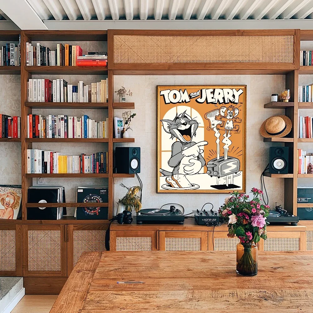 Woonkamer poster met rustgevende kleuren