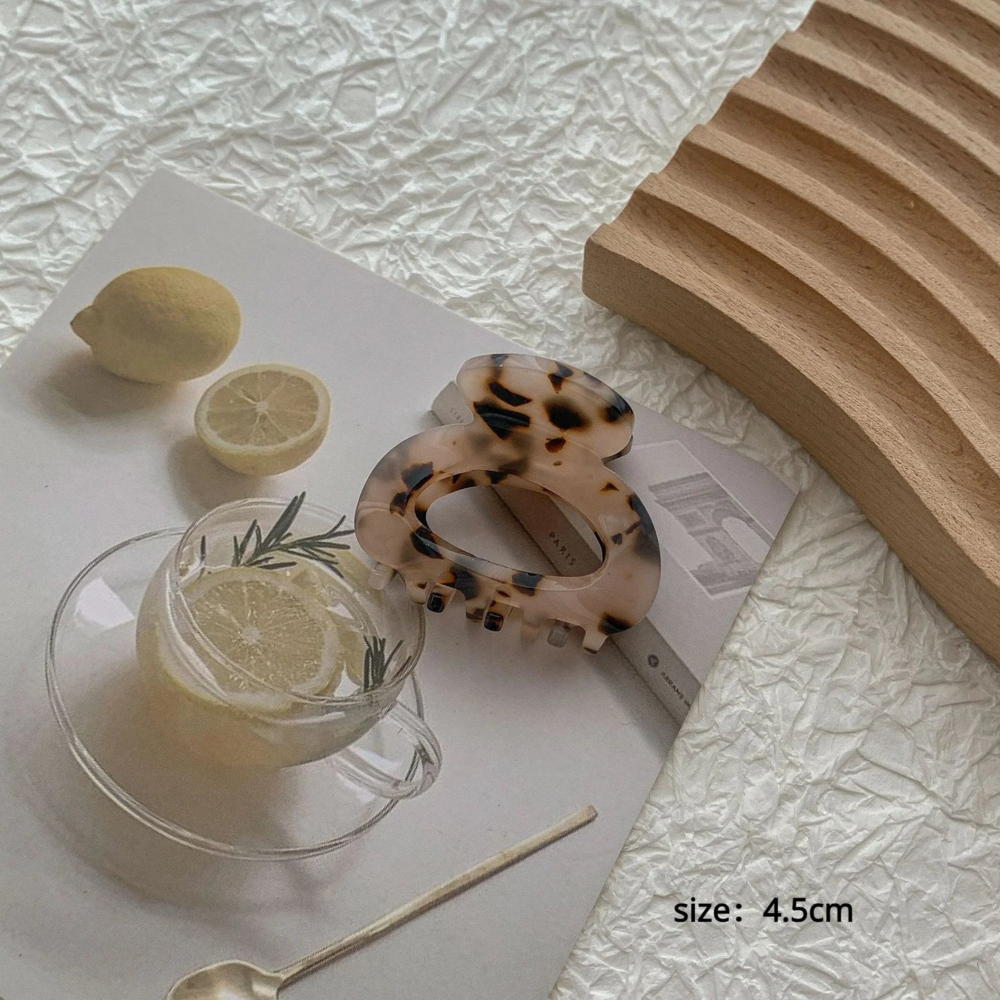 Haar accessoires met glanzende finish