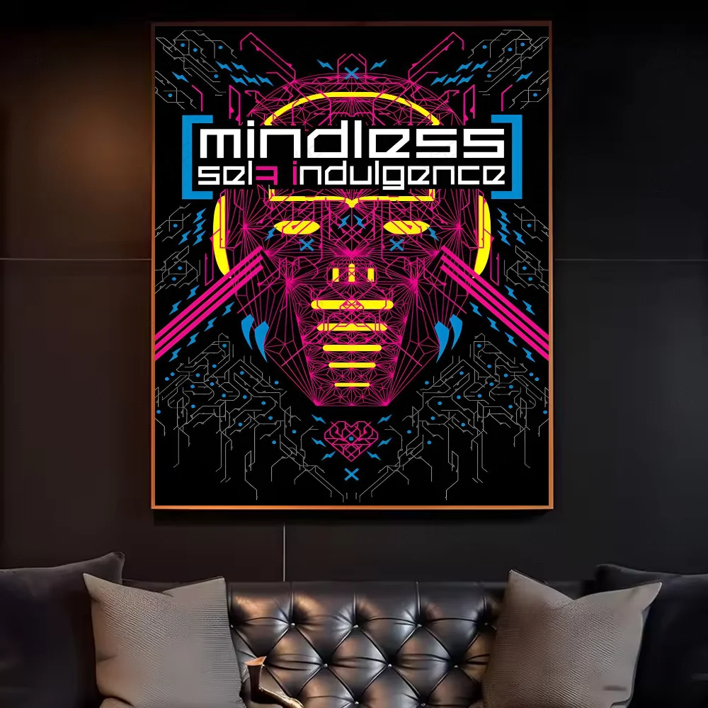 Poster in zachte pastelkleuren
