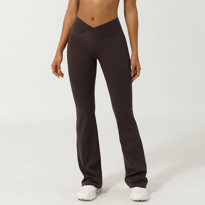 Modieuze yoga kleding dames met kleuraccent
