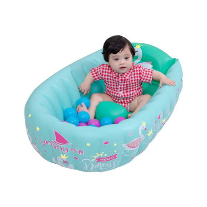 Diep en veilig babybadje met antislip
