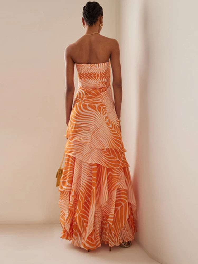 Badpak jurk met hoge taille – Flatteert de buikzone