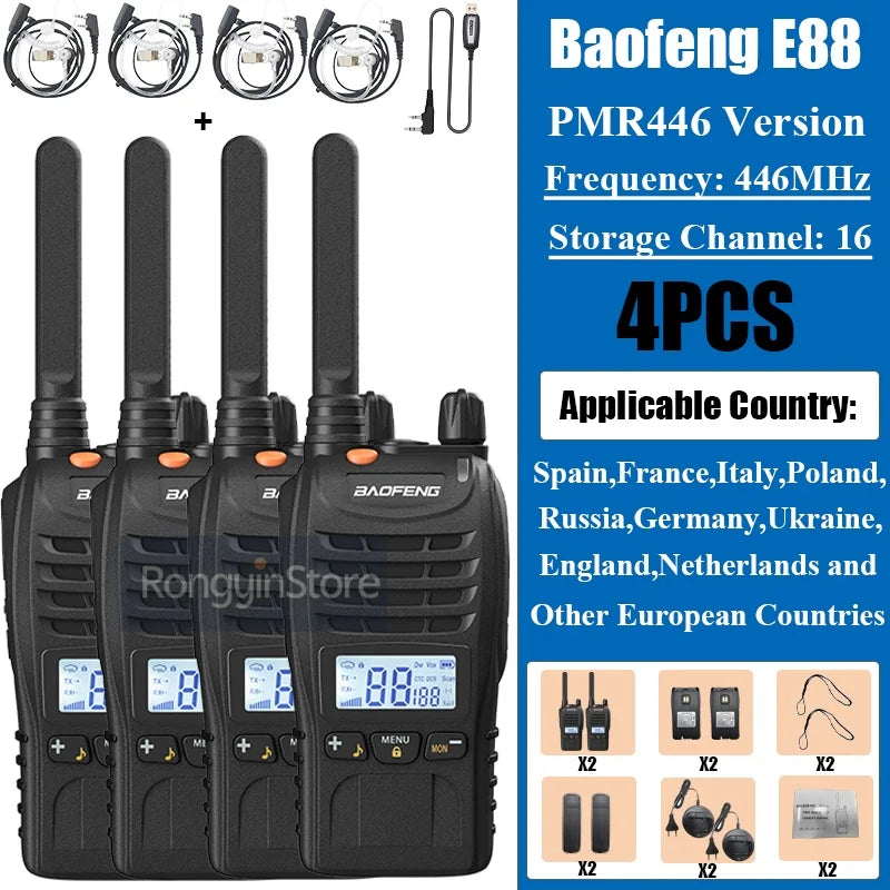 Alecto walkie talkie met batterijbesparingsfunctie