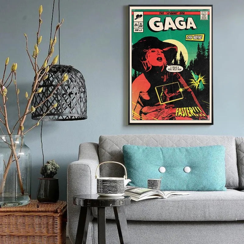 Kunstposter met moderne flair
