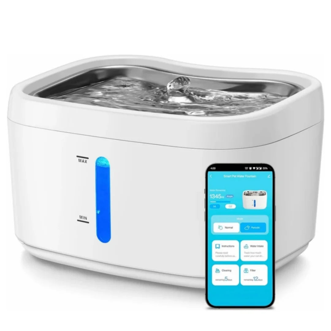 Water fontein kat met easy clean systeem – Praktisch in onderhoud