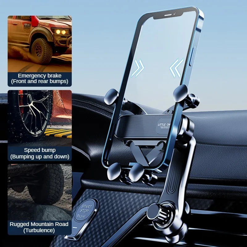 Telefoonhouder auto met soft-touch coating – Luxe uitstraling