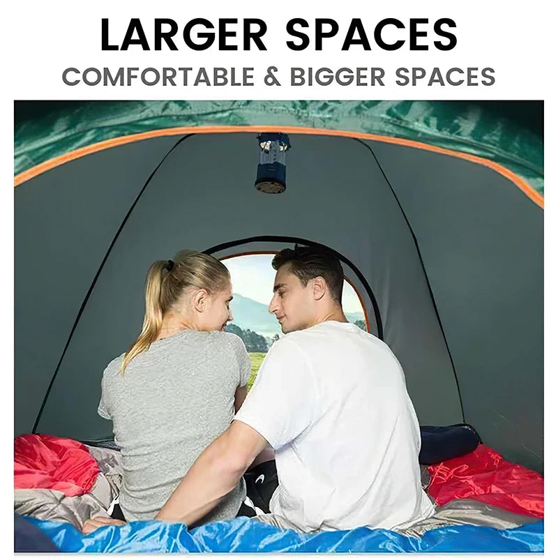 Pop-up tent met reflecterend dak – Minder hitte binnen