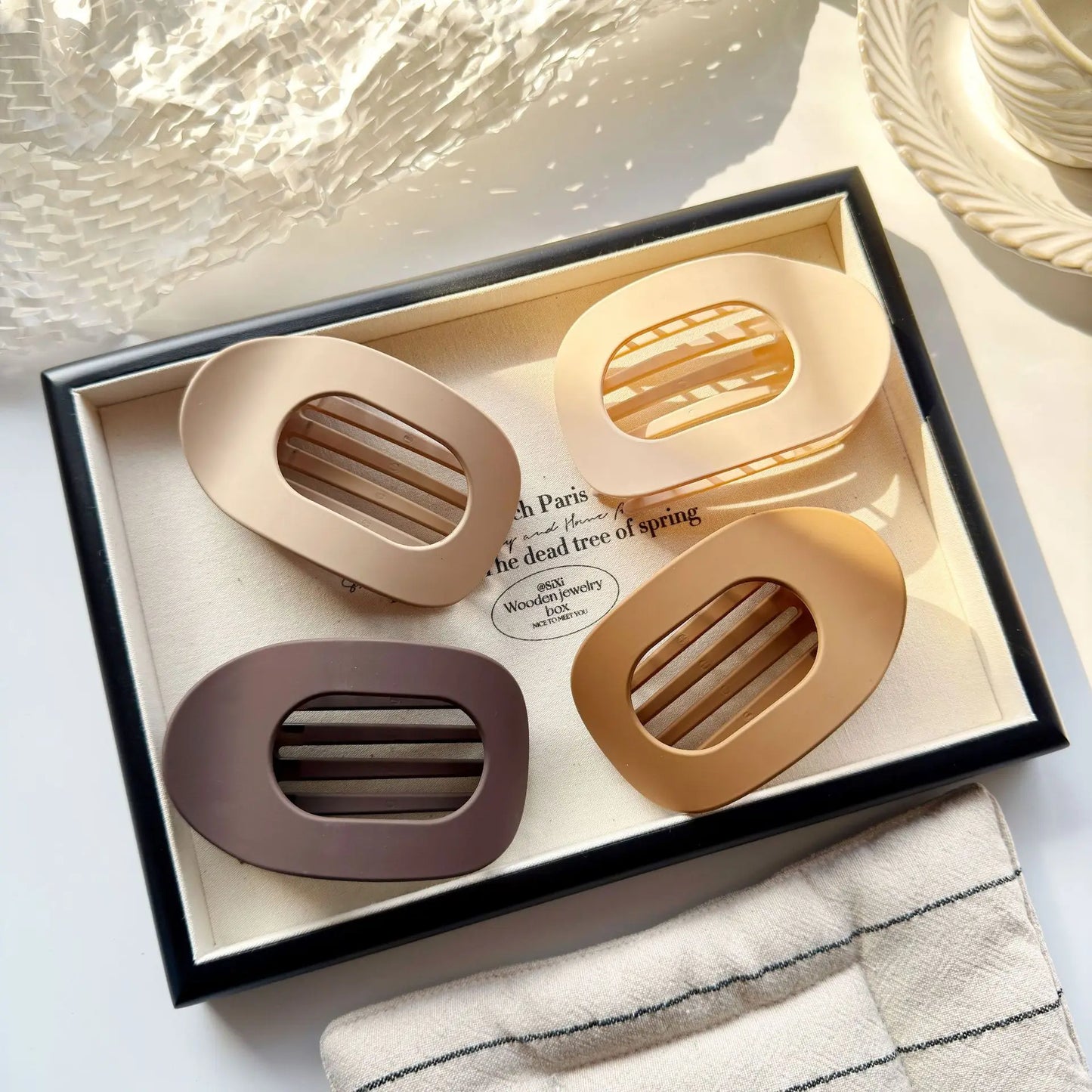 Trendy haarclips in goud en zilver